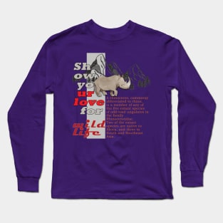 Show your love for wildlife Long Sleeve T-Shirt